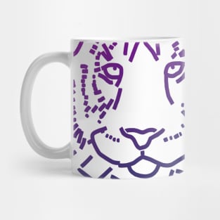 Blue Tiger Face Mug